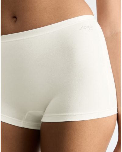 Lot de 3 boxer (coton bio) Sloggi Go Daily Cotton (Silk White)