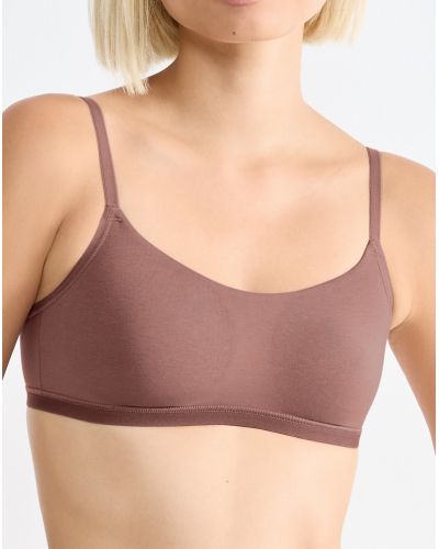 Top bra (cotton bio) Sloggi Go Daily Cotton (Cacao)
