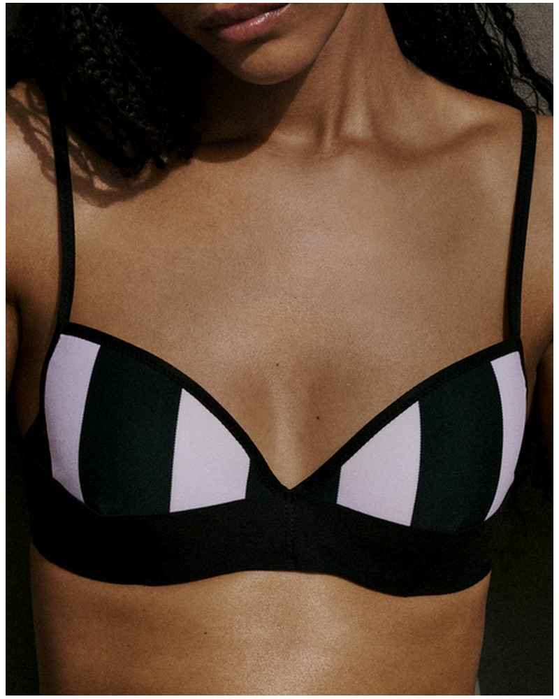Padded bikini top heart-shape Sarda Lin (Domino)