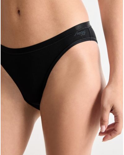 Calzoncillo Mini (algodòn bio) GO Daily Cotton Sloggi (Negro)