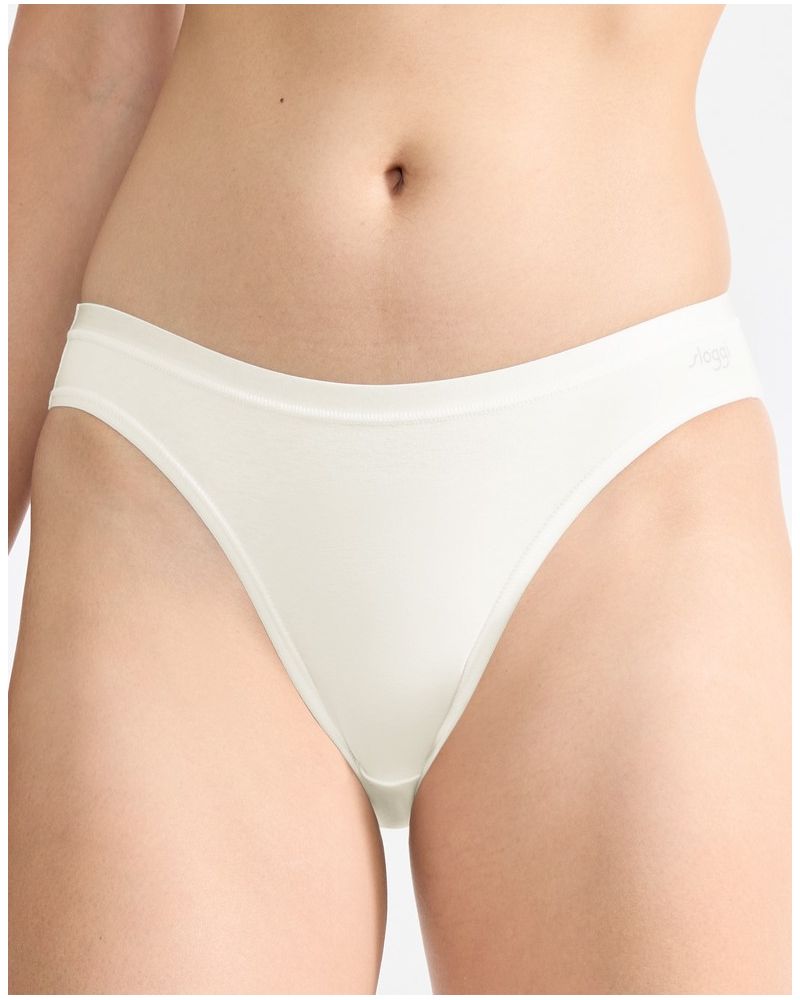 Slip mini (coton bio) GO Daily Cotton Sloggi (Silk White)