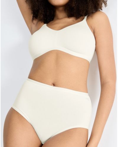 Calzoncillos de cintura alta (algodòn bio) Sloggi Go Daily Cotton (Silk white)