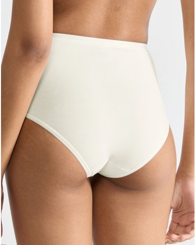 Slip taille haute (coton bio) Sloggi Go Daily Cotton (Silk White)