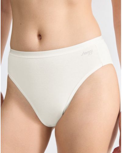 Lot de 3 slips tai (coton bio) Sloggi Go Daily Cotton (Silk White)