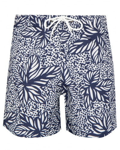 Bermuda de bain Eminence Les Beach (Jungle Marine Ecru)