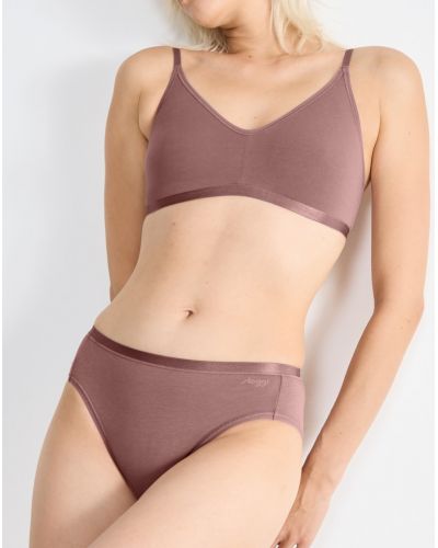 Paquete de 3 calzoncillos tai (Algodón bio) Sloggi Go Daily Cotton (Cacao)