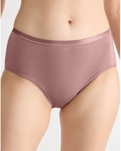 Lot de 3 slips midi (coton bio) Sloggi GO Daily Cotton (Cacao)