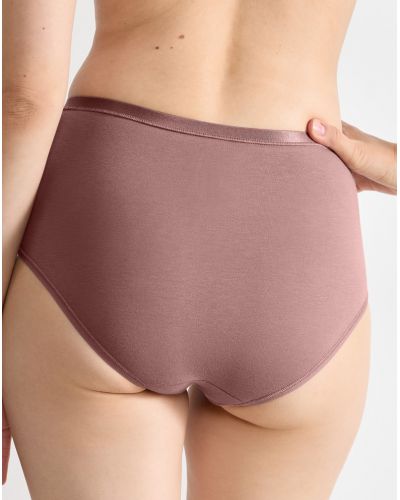 Calzoncillos de cintura alta (algodòn bio) Sloggi Go Daily Cotton (Cacao)