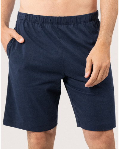Short pyjamas 100% Cotton Eminence Business (Imprimé Triangle/Marine)