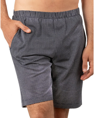 Short pyjamas 100% Cotton Eminence Business (Ciel/Imprimé Triangle)