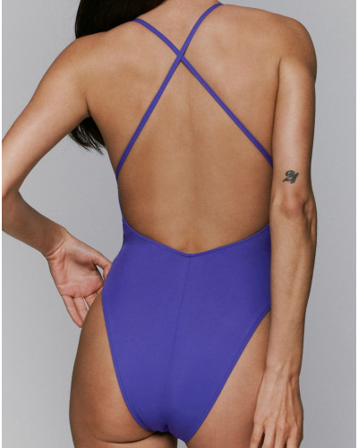 Traje de bano una pieza Sarda Lita (Deep Purple)