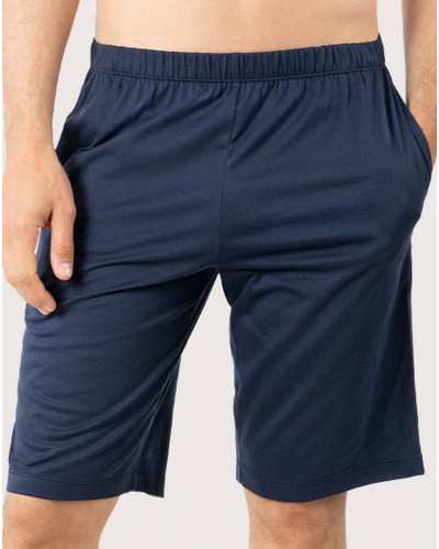 Short pyjamas 100% Cotton Eminence Mercerisé (Rouille/Marine)