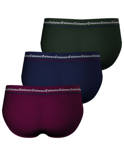 Paquete de 3 calzoncillos de algodón Eminence Business (Multicolore)
