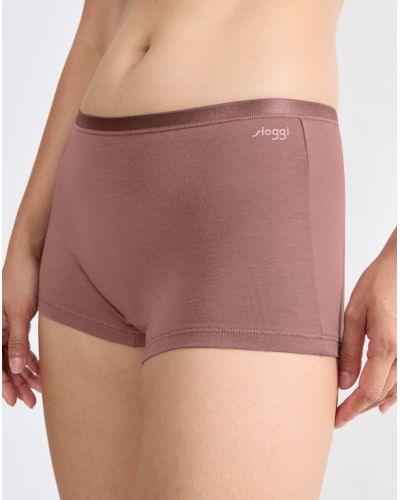 Paquete de 3 boxer (algodòn bio) Sloggi Go Daily Cotton (Cacao)