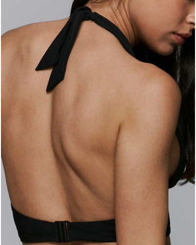 Padded triangle bath bra Sarda Lita (Black)