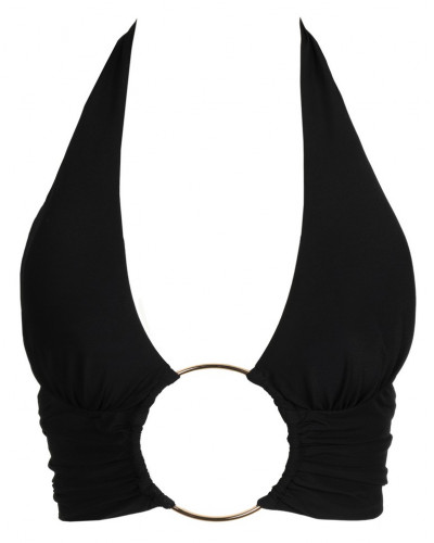 Soutien-gorge de bain triangle rembourré Sarda Lita (Noir)