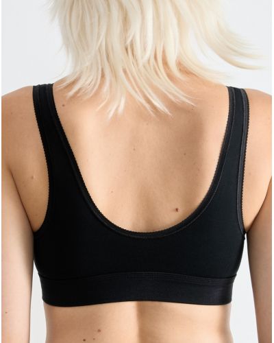 Brassière top (coton bio) Sloggi Double Confort (Noir)