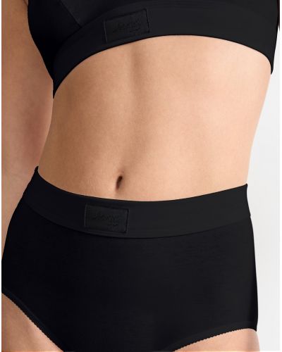 Pack of 2 maxi brief (cotton bio) Sloggi Double Confort (Black)