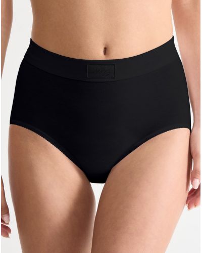 Braga maxi (Algodòn bio) Sloggi Double Confort (Negro)