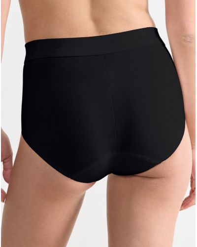 Culotte maxi (coton bio) Sloggi Double Confort (Noir)