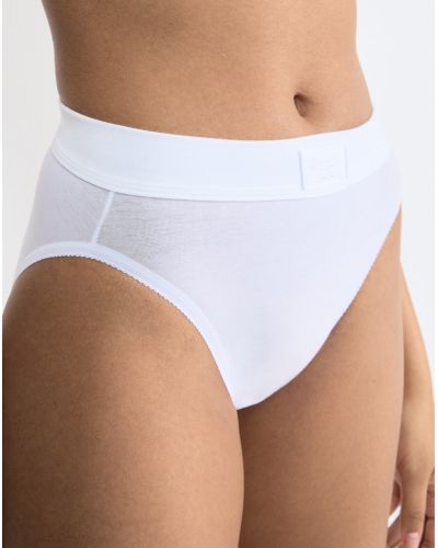 Slip tai (coton bio) Sloggi Double Confort (Blanc)