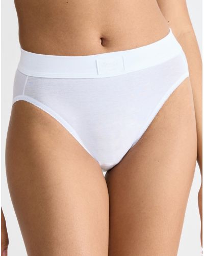 Lot de 2 slips tai (coton bio) Sloggi Double Confort (Blanc)
