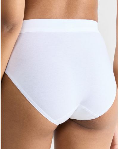 Lot de 2 slips tai (coton bio) Sloggi Double Confort (Blanc)