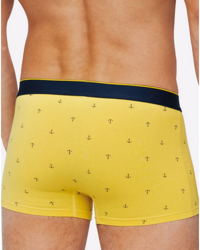 Lot de 2 boxers en coton Eminence x TBS Sailor (Marine/Ancre Jaune)