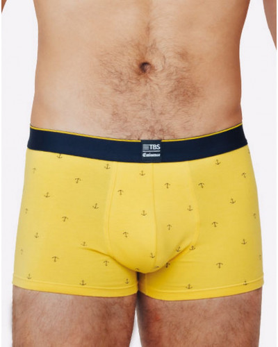Paquete de 2 boxers de algodón Eminence Sailor (Marine/Ancre Jaune)