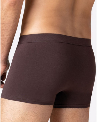 Boxer en coton Eminence Fusion (Brun)