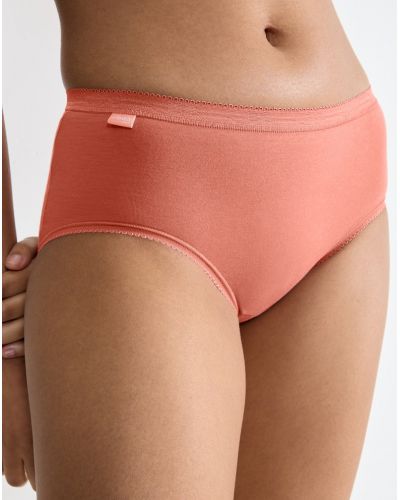 Midi briefs Sloggi Basic + (Set of 3) (Brique/corail/blanc)