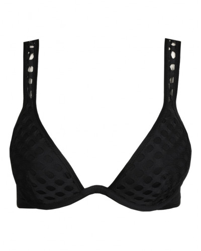 Flexi-wire bikini top Sarda Holt (Black)