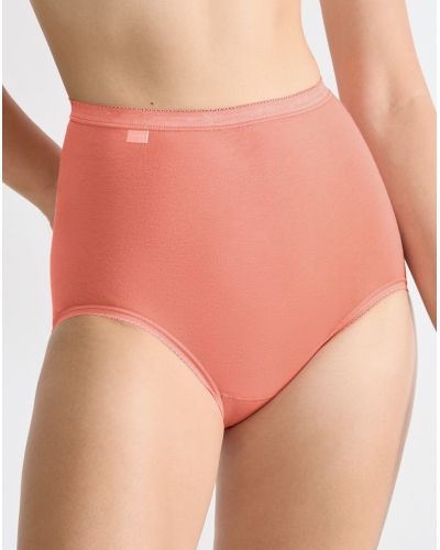 Calzoncillo maxi Sloggi Basic + (paquete de 3) (Brique/corail/blanc)