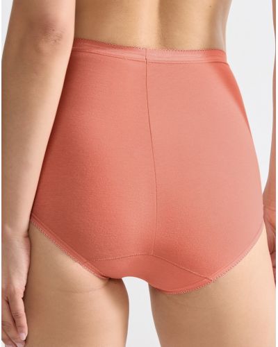 Slips maxi Sloggi Basic + (Lot de 3) (Brique/corail/blanc)
