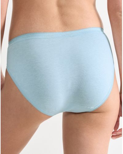 Paquete de 3 calzoncillos tai Sloggi Basic + (Blanc/ciel/marine)