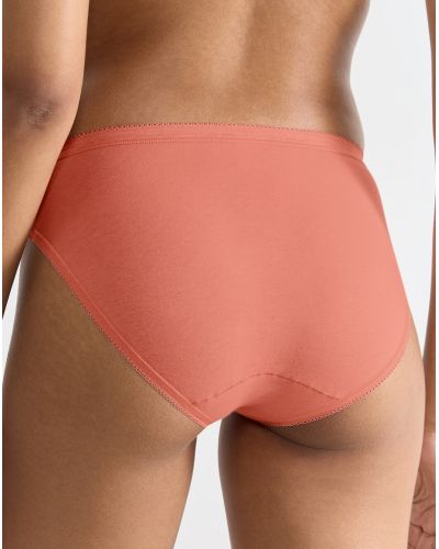 Paquete de 3 calzoncillos tai Sloggi Basic + (Brique/corail/blanc)