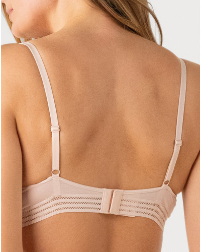 Triangle bra Athena Blush underwired (Sable doré)