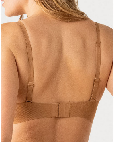 Sujetador sin aros Easy essentiel Athena (Caramel)