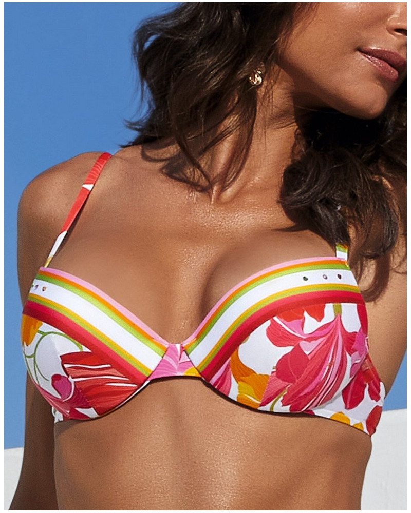 Padded bath bra Lise Charmel Envolée Florale (Bouquet Floral)