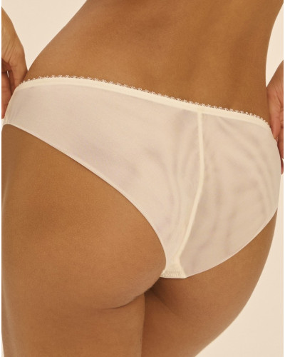 Slip en satin Simone Pérèle Symphonie (Naturel)