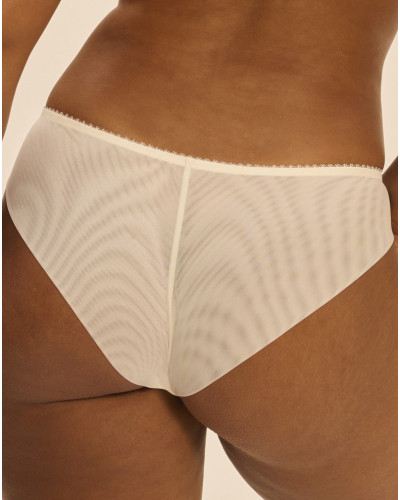 Slip en satin Simone Pérèle Symphonie (Naturel)