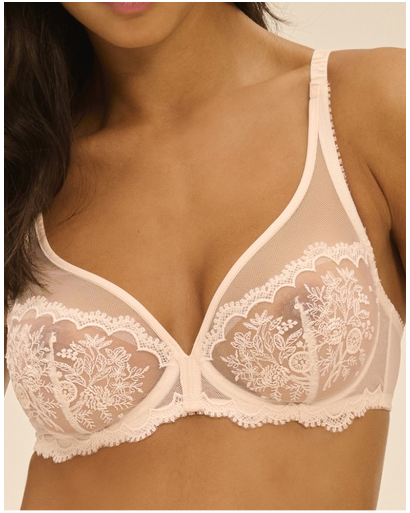 Plunge bra Simone Pérèle Intrigue (Rose Sakura)