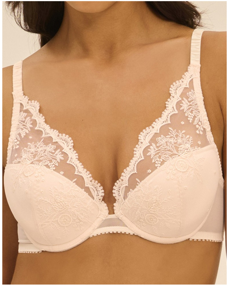 Soutien-gorge push-up Simone Pérèle Intrigue (Rose Sakura)