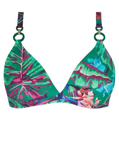 Deep-cup bath bra Lise Charmel Paradis Sauvage (Vert Sauvage)