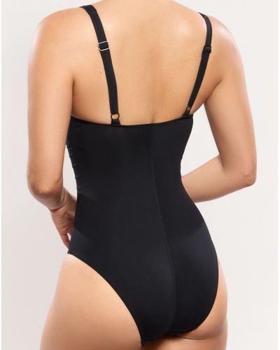 Bañador Empreinte Mood de con escote en V y sin aros (Negro)