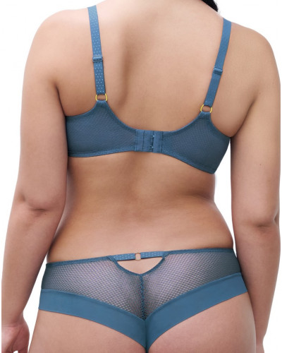 Shorty Chantelle Fleurs Signature (Bleu Jeans)