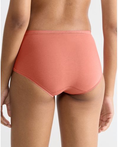 Calzoncillos Basic + midi (paquete de 4) Sloggi (Brique/corail/blanc/ciel)