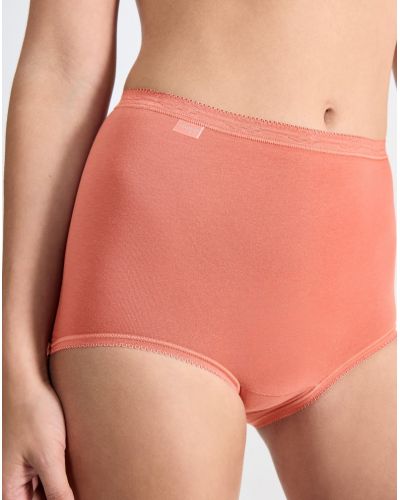 Culottes Basic + maxi (lot de 4) Sloggi (Brique/corail/blanc/ciel)