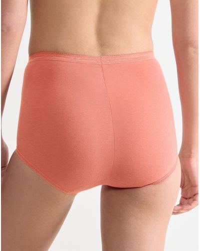 Bragas maxi Basic + (Paquete de 4) Sloggi (Brique/corail/blanc/ciel)