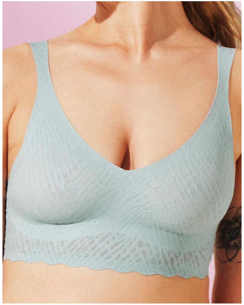 Bralette top Sloggi Zero Feel Bliss (Misty Turquoise)